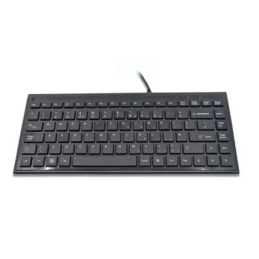 Ceratech KYBAC395-USBBLK Wired USB Compact Keyboard, QWERTY (UK), Black product image