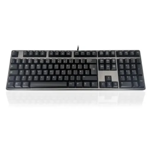 Ceratech KYB-DECK108NBB-R Wired USB Keyboard, QWERTY (UK), Black product image
