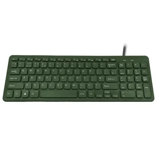Ceratech KYB-BIO960-UBGR Wired USB Keyboard, QWERTY (UK), Grey product image
