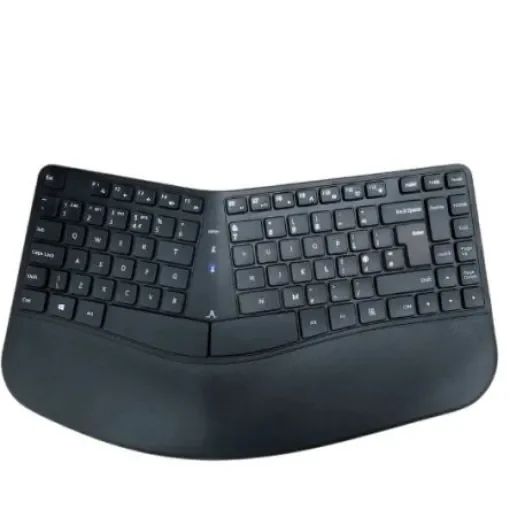 Ceratech KYB-CONTOUR-RFBTB Wireless RF Compact Keyboard, QWERTY (UK), Black product image