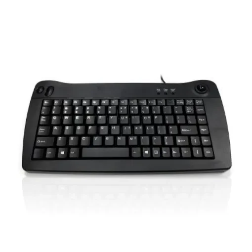 Ceratech KYBAC5010-UBKUS Wired USB Compact Keyboard, QWERTY (US), Black product image