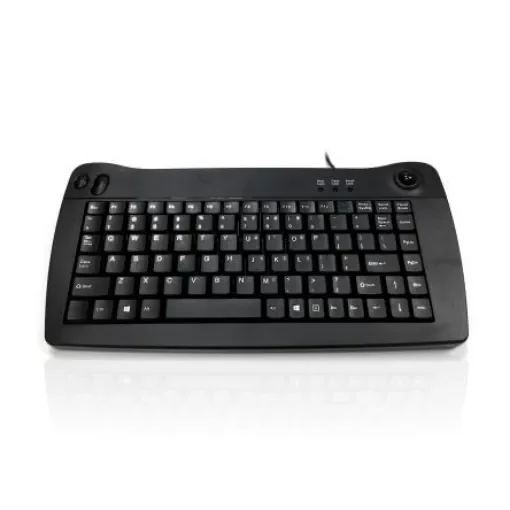 Ceratech KYBAC5010-PS2BUS Wired PS/2 Compact Keyboard, QWERTY (US), Black product image