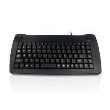Ceratech KYBAC5010-USBBLK Wired USB Compact Keyboard, QWERTY (UK), Black product image