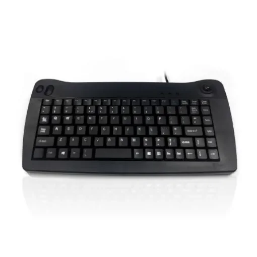 Ceratech KYBAC5010-USBBLK Wired USB Compact Keyboard, QWERTY (UK), Black product image