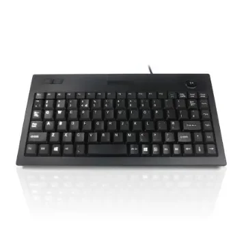 Ceratech KYBAC5005-PS2BlK Wired PS/2 Compact Keyboard, QWERTY (UK), Black product image