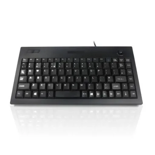 Ceratech KYBAC5005-USBBLK Wired USB Compact Keyboard, QWERTY (UK), Black product image