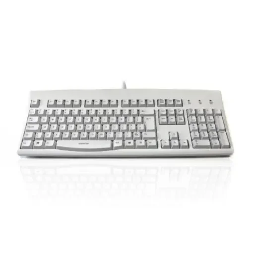 Ceratech KYBAC260-USBLC Wired USB Keyboard, QWERTY (UK), White product image