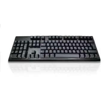 Ceratech KYB-LEFTUSBBLKGR Wired USB Keyboard, QWERTZ (German), Black product image