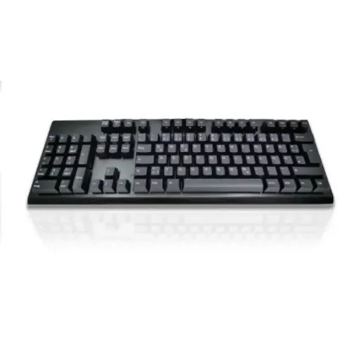 Ceratech KYB-LEFTUSBBLKGR Wired USB Keyboard, QWERTZ (German), Black product image