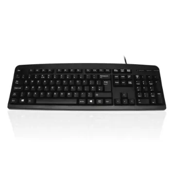 Ceratech KYBAC201-PS2BLK Wired PS/2 Multimedia Keyboard, QWERTY (UK), Black product image