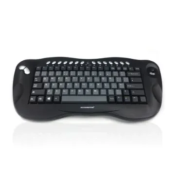 Ceratech KYB-TOUGHBALL2 Wireless USB, Wireless Multimedia Keyboard, QWERTY (UK), Black product image
