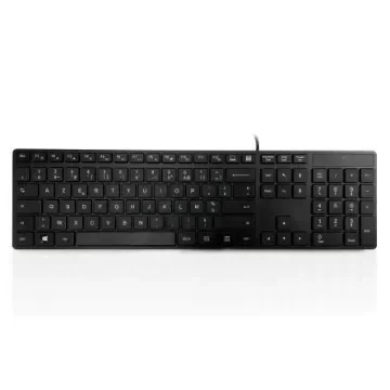 Ceratech KYBAC301-PBLK-FR Wired PS/2 Multimedia Keyboard, QWERTY (French), Black product image