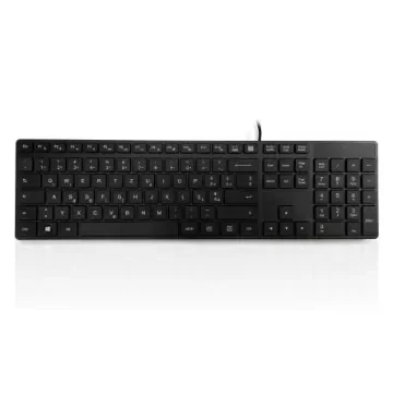 Ceratech KYBAC301-PBLK-PL Wired PS/2 Multimedia Keyboard, QWERTY (Polish), Black product image