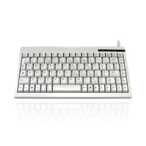 Ceratech KYBAC595-USBWHT Wired USB Compact Keyboard, QWERTY (French), White product image