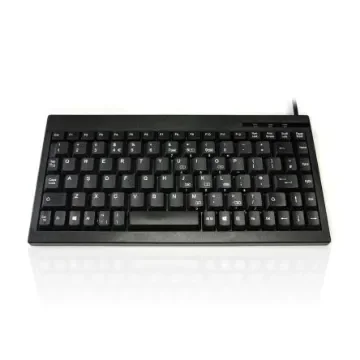 Ceratech KYBAC595-PS2BLK Wired PS/2 Compact Keyboard, QWERTY (French), Black product image