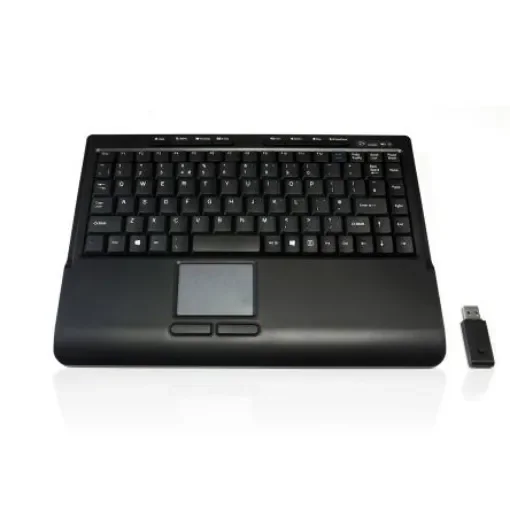 Ceratech KYBAC540-RFMMBK Wired RF Compact Keyboard, QWERTY (French), Black product image