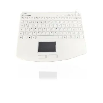 Ceratech KYBNA-540CV2WGR Wired USB Keyboard, QWERTZ (German), White product image