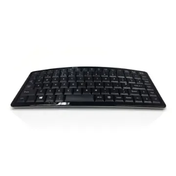 Ceratech KYB-CURVE-RFBK Wireless RF Keyboard, QWERTY (UK), Black product image