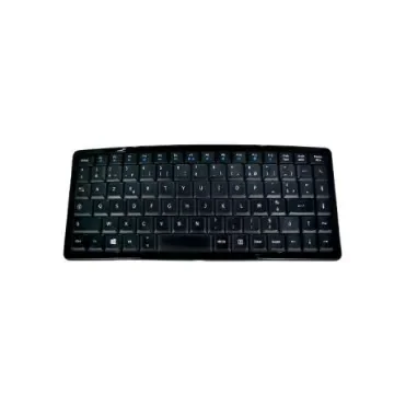 Ceratech KYB-CURVE-RFBKFR Wireless RF Keyboard, QWERTY (French), Black product image