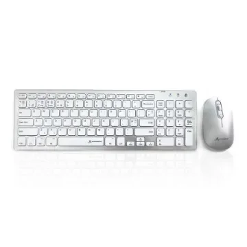 Ceratech KYB-8400-BTSET-S Wireless Bluetooth Multimedia Keyboard, QWERTY (US), White product image