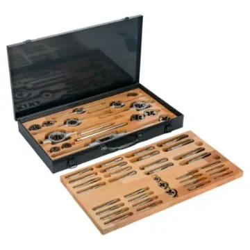 Bahco 54-Piece Tap & Die Set, 1/4 in - 3/4 in Taps, 20 mm - 45 mm Dies - 1460Z/2 product image