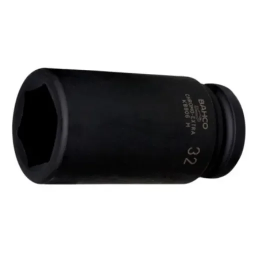 Bahco 1-3/8in, 3/4 in Drive Deep Impact Socket, 90 mm length - K8906Z-1.3/8 product image