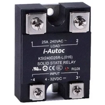 i-Autoc KSI Series Solid State Relay, 40 A Load, Panel Mount, 280 V ac Load, 32 V dc Control - KSI240D40R-L product image