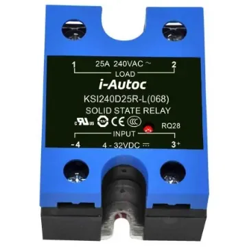 i-Autoc KSI Series Solid State Relay, 10 A Load, Panel Mount, 280 V ac Load, 32 V dc Control - KSI240D10-L(068) product image