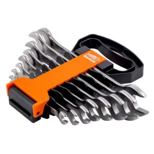 Bahco 6M Series 8-Piece Spanner Set, 6 x 7, 8 x 9, 10 x 11, 12 x 13, 14 x 15, 16 x 17, 18 x 19, 20 x 22 mm - 6M/SH8 product image