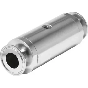 Festo VZQA Series Tube Pinch Valve, G 1/2 Female Inlet Port, 25mm Tube Inlet Port x G 1/2 Female Outlet Port x 25mm - VZQA-C-M22U-25-S5S5-V4V4E-4 product image