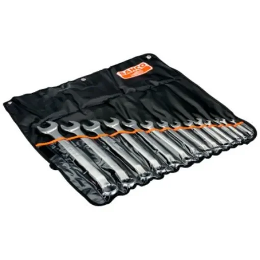 Bahco 1952M Series 14-Piece Spanner Set, 6, 8, 9, 10, 13, 14, 15, 17, 19, 22, 24, 27, 30, 32 mm - 1952M/14T product image