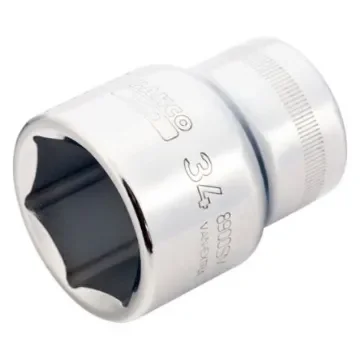 Bahco 3/4 in Drive 34mm Standard Socket, 34mm, 60 mm Overall Length - 8900SM-34 product image