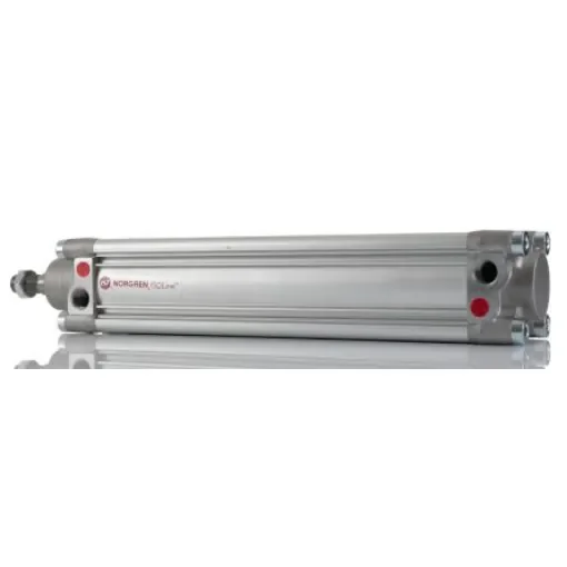 Norgren Pneumatic Piston Rod Cylinder - 63mm Bore, 250mm Stroke, PRA/802000/M Series, Double Acting - PRA/802063/M/250 product image