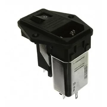 Schaffner,6A,250 V ac Male Panel Mount IEC Filter FN 388-6/21,Solder - FN388-6-21 product image