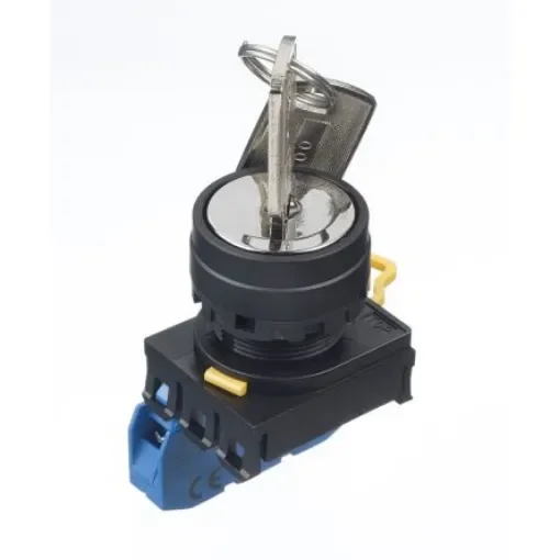 Idec IP65 Key Switch, SPST 2-Way - YW1K-21BE10 product image