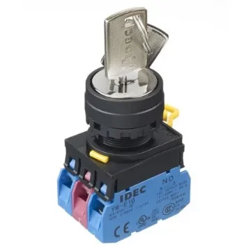 Idec IP65 Key Switch, DPDT 3-Way - YW1K-31BE21 product image