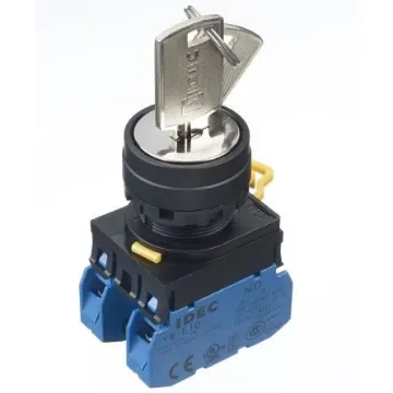 Idec IP65 Key Switch, DPST 3-Way - YW1K-33DE20 product image