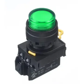 Idec YW Series Illuminated Push Button Complete Unit, Panel Mount, 22mm Cutout, SPST, IP65 - YW1L-A2E10QM3G product image