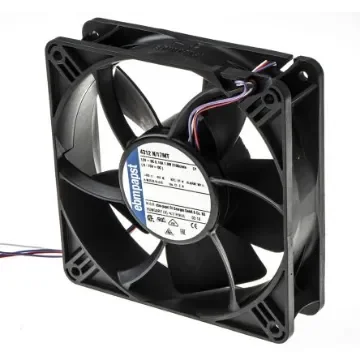 ebm-papst 4300 N - S-Panther Series Axial Fan, 12 V dc, DC Operation, 148m³/h, 1.9W, 119 x 119 x 32mm - 4312N/17MT product image
