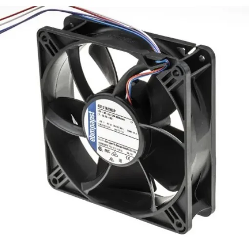 ebm-papst 4300 N - S-Panther Series Axial Fan, 12 V dc, DC Operation, 285m³/h, 10W, 119 x 119 x 32mm - 4312N/2H3P product image
