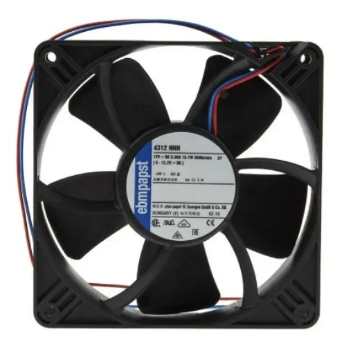 ebm-papst 4300 N - S-Panther Series Axial Fan, 12 V dc, DC Operation, 8.3W, 119 x 119 x 32mm - 4312NHH product image