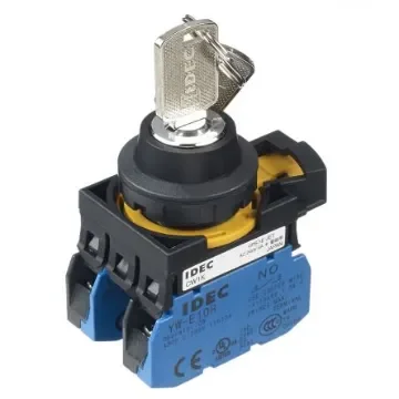 Idec IP66 Key Switch, DPST 3-Way - CW1K-31BE20 product image