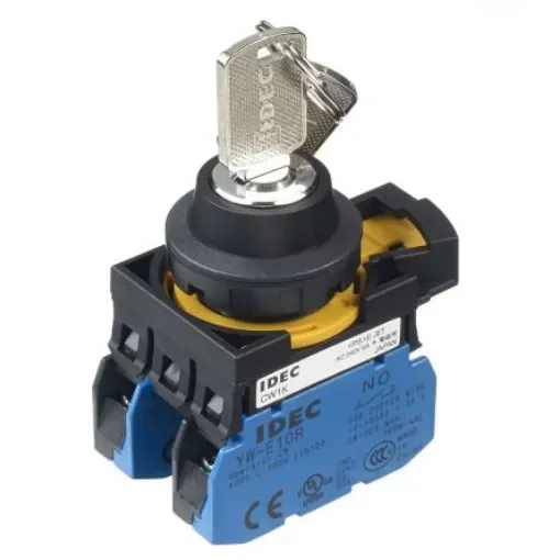 Idec IP66 Key Switch, DPST 3-Way - CW1K-31BE20 product image