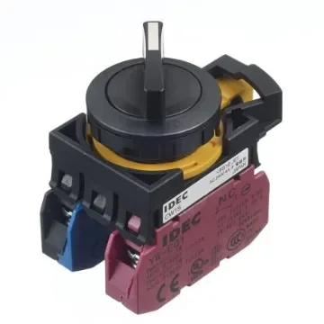 Idec Spring Return Selector Switch - (SPDT) 22mm Cutout Diameter 2 Positions - CW1S-21E11 product image