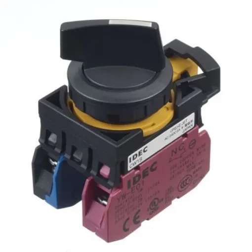 Idec Selector Switch - (SPDT) 22mm Cutout Diameter 2 Positions - CW1S-2LE11 product image