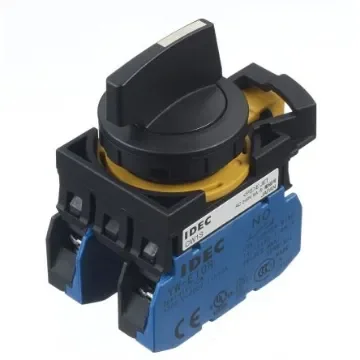 Idec Spring Return Selector Switch - (DPST) 22mm Cutout Diameter 3 Positions - CW1S-31LE20 product image