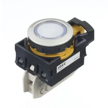 Idec CW Series Push Button, Panel Mount, 22mm Cutout, 24V ac/dc, IP66 - CW4P-1EQ4PW product image