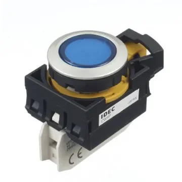 Idec CW Series Push Button, Panel Mount, 22mm Cutout, 230 / 240V ac/dc, IP66 - CW4P-1EQM4S product image