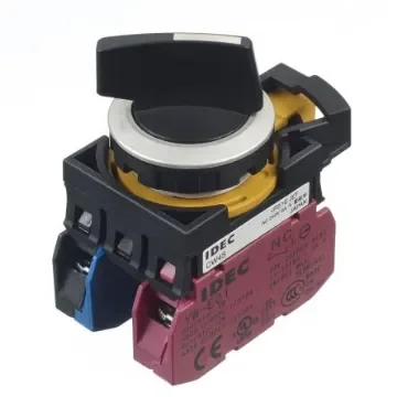 Idec Selector Switch - (SPDT) 22mm Cutout Diameter 2 Positions - CW4S-2LE11 product image