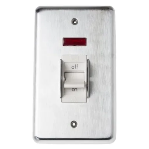 MK Electric 32A 1 Gang Fused Spur - K5114BSS product image